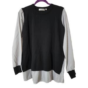 Patrizia Luca  Long Sleeve Spliced Sweater Size M/L NWOT